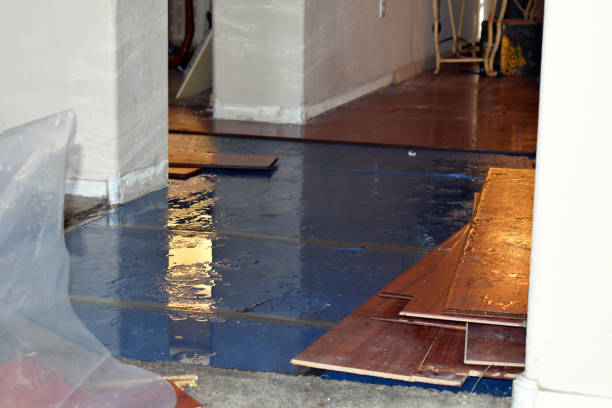 Professional Flood Cleanup technician working in Pulaski, WI